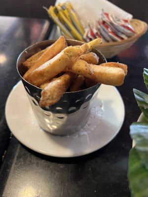 Side of fries - I requested as they weren’t listed on menu   at D'Orsay in Quebec