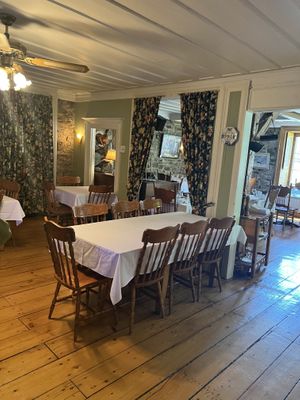 Inside old world charm   at Auberge Baker in Chateau-richer