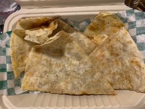 Asada quesadilla at Vegan Vatoz in Riverside