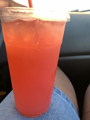 Strawberry watermelon auga frescaa  at Vegan Vatoz in Riverside