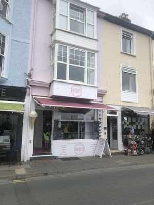 Outside of establishment  at Aberdyfi Ice Cream in Aberdovey