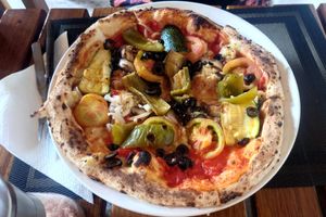 Vegana special at La Pizzeria da Claudio  in Koh Tao