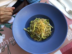 Vegan quinoa bowl with edamame and hazelnuts  at Il Centrale Stresa in Stresa