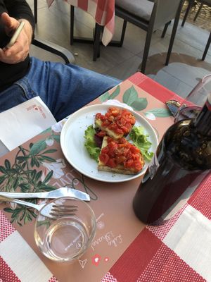 Vegan bruschetta  at Il Centrale Stresa in Stresa