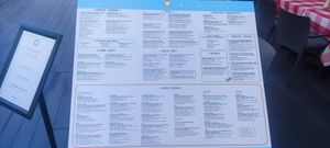 Menu at Il Centrale Stresa in Stresa