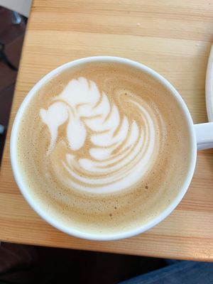 Amazing cappuccino made from Ugandan coffee beans! at Café Lief  in Haarlem