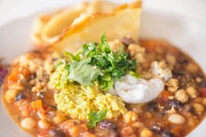 Scramble bean chili at Café Lief  in Haarlem