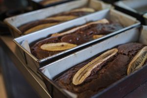 Banana bread  at Café Lief  in Haarlem