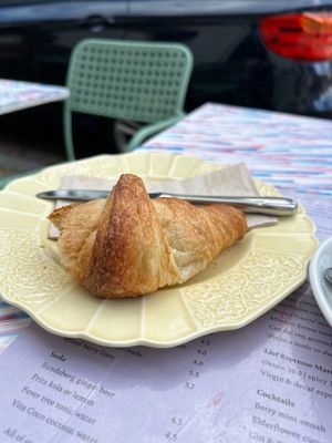 One of the best vegan croissants i ever had  at Café Lief  in Haarlem