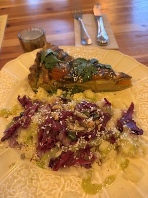 Quiche en couscous   at Café Lief  in Haarlem