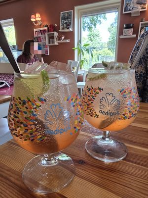 Drinks - homemade lemonade at Café Lief  in Haarlem