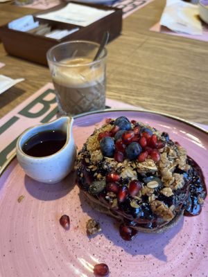 Healthy pancakes  at Brunch Republic  in Florence