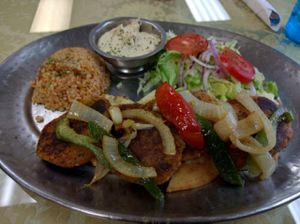 Vegan kofta  at Smyrna Mediterranean Cuisine in Fredericksburg
