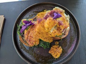 Whack Benedict at COLORZ Kitchen  in Bern