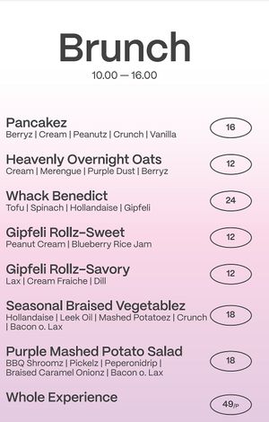 We did the whole brunch experience, so much for relatively low price in comparison at COLORZ Kitchen  in Bern