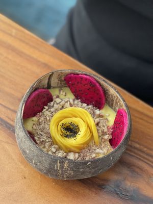 Mango smoothie bowl  at Sundays  in Phnom Penh