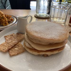 Bacon pancakes. Must try  at Sundays  in Phnom Penh