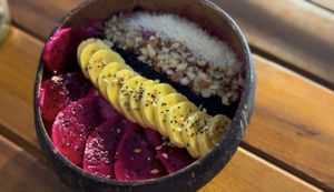 Purple dragon smoothie   at Sundays  in Phnom Penh