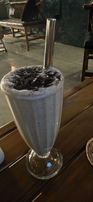 Oreo crumble shake at Sundays  in Phnom Penh