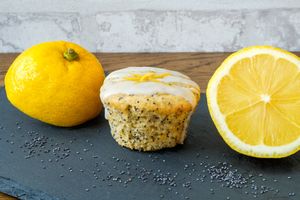 Lemon Poppy Seed Muffin (Vegan) at ChefShack in Cascais