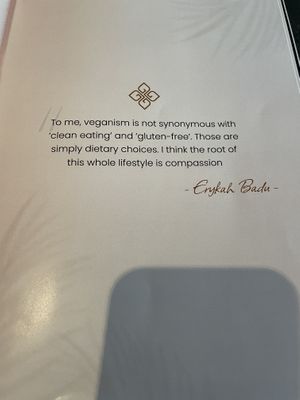 Menu  at Ginya Vegan House  in Hamburg