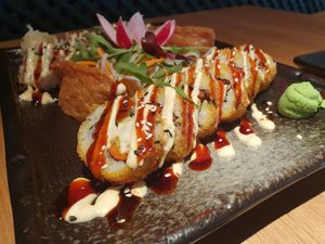 Sailor moon sushi at Ginya Vegan House  in Hamburg