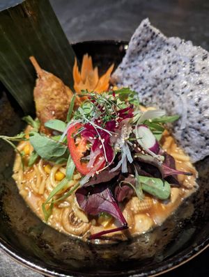 Vegan cheese sauce noodles at Ginya Vegan House  in Hamburg