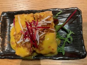 Tofu mit Mangosoße   at Ginya Vegan House  in Hamburg