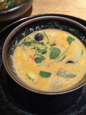 Kürbissuppe mit Kokosmilch  at Ginya Vegan House  in Hamburg