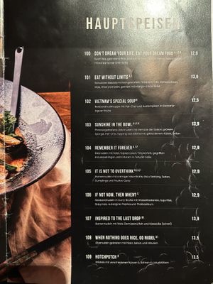 Speisekarte: Hauptspeisen  at Ginya Vegan House  in Hamburg