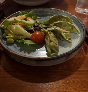 Vegetable gyozas  at Sakura Cuisine in Cork