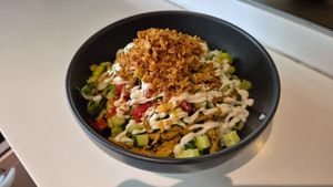 Planted chic'n  at Honu Tiki Bowls  in Vienna