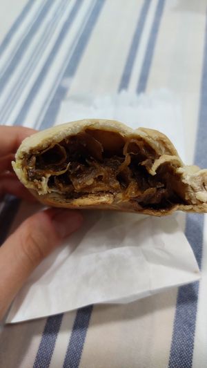 Empanada de cebola caramelizada at Jaca Bô-Ah  in Sao Paulo