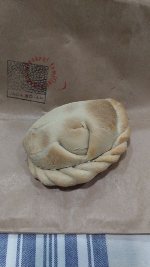 Empanada de cebola caramelizada at Jaca Bô-Ah  in Sao Paulo