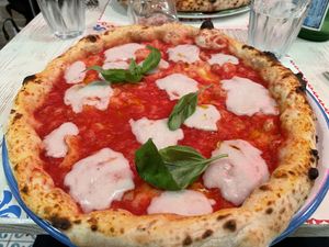 Vegan pizza  at Pizzium in Bologna