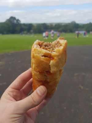 Sweet chilli sausage roll at Prism Coffee in Gateshead