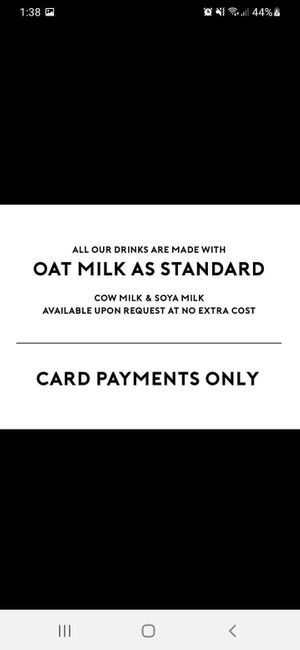 The standard 👍 at Prism Coffee in Gateshead