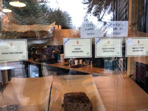 All cakes are vegan   at Prism Coffee in Gateshead