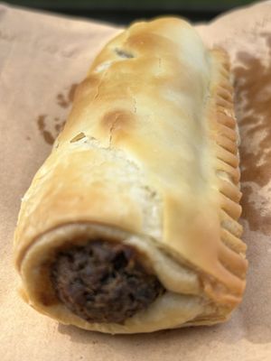 Black pudding sausage roll   at Prism Coffee in Gateshead