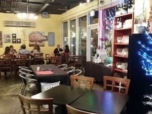 inside at Greens and Vines in Honolulu