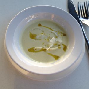Lemony Zucchini Bisque at Greens and Vines in Honolulu