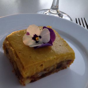 Mango Cheesecake at Greens and Vines in Honolulu