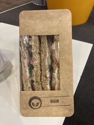 Vegan sandwich - Found at different bar  at PRG - Zigolini Caffe a Bar - T1 in Prague