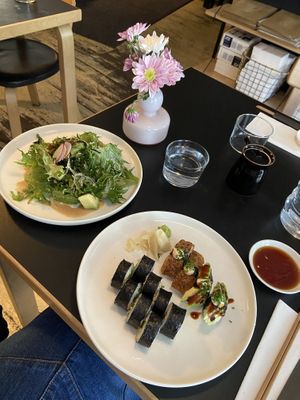 Lunch set  at Sushibar+Wine in Helsinki