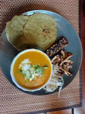 Indian curry at POHSOP in Chiang Mai