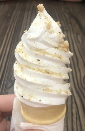 Soft serve coconut ice cream cone   at Sticky Rice - Yas Mall in Abu Dhabi