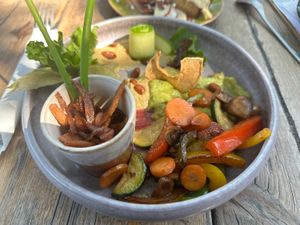 Vegan breakfast  at Blaupause in Luebeck