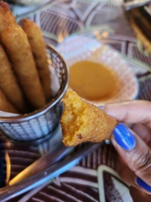 Pap chips at Mama Africa Cpt in Cape Town