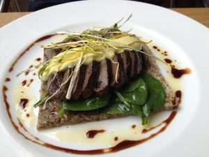 Marinated mushrooms at Earth to Table in Bondi Junction