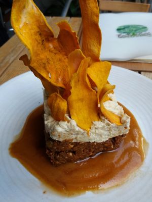 Raw lasagne at Earth to Table in Bondi Junction